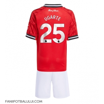 Manchester United Manuel Ugarte #25 Echipament de Fotbal Replică 2025-26 Copii Acasa (+ Șorturi)